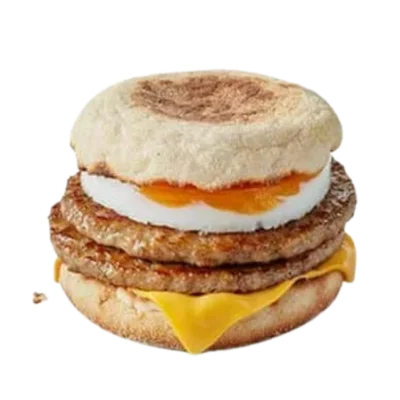 2X Sausage, Egg, & Cheese Muffin