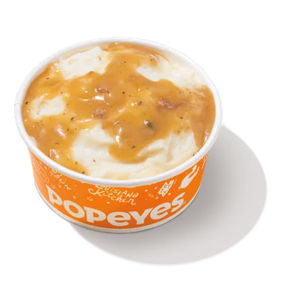 Mashed Potatoes with Cajun Gravy