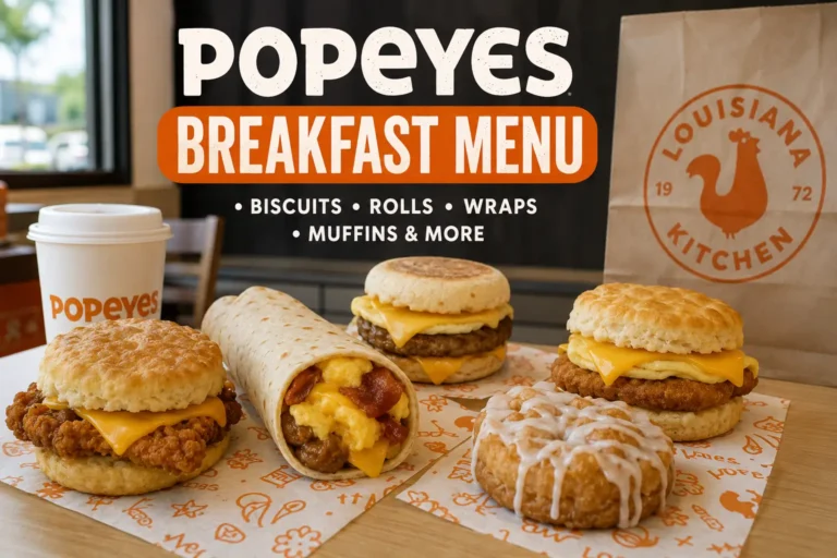 Popeyes Breakfast Menu 2026: Every Item, Price & Calorie Count