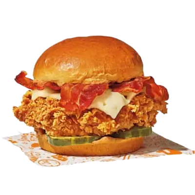 Spicy Bacon & Cheese Chicken Sandwich